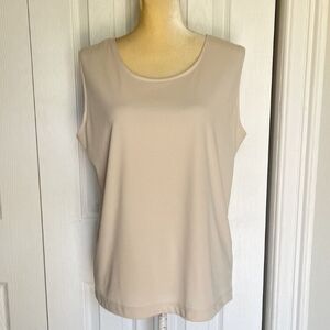 Haband Elegant Cream Tank Top